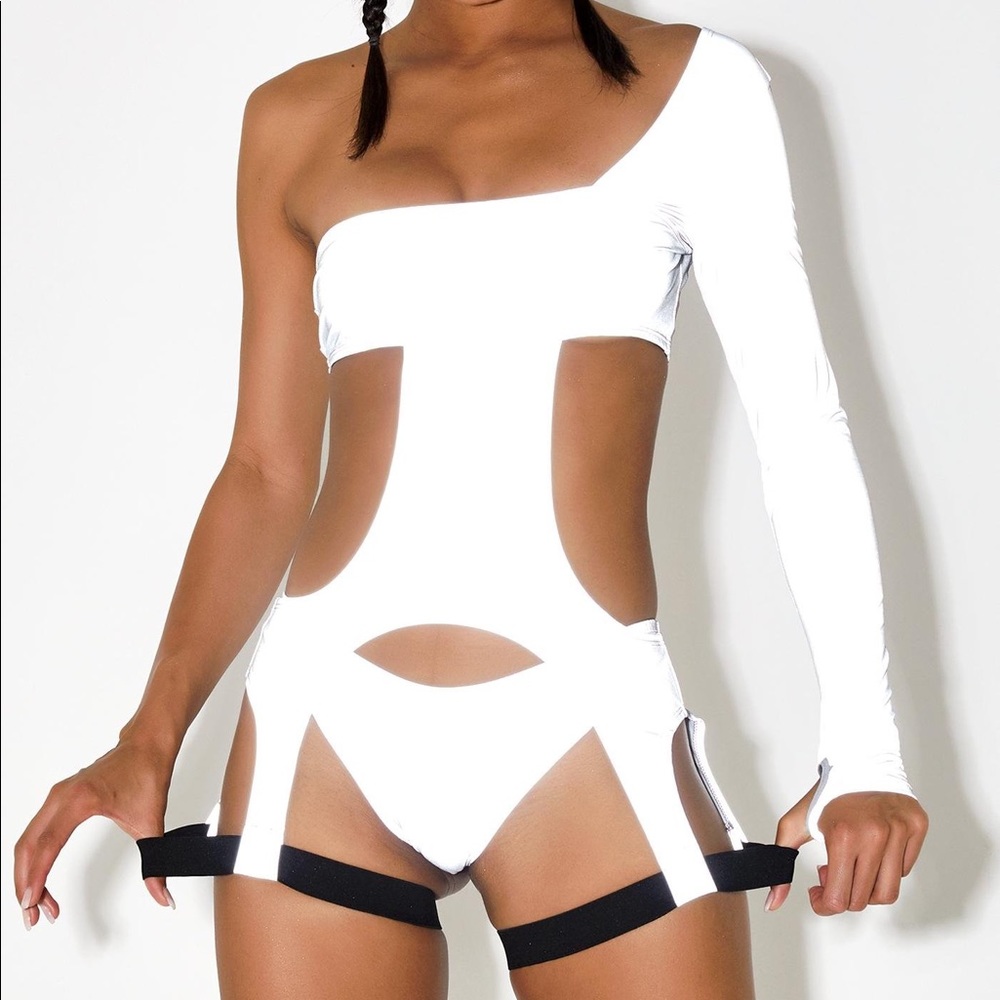 Digital Inferno Reflective Bodysuit